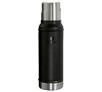 Stanley 1913 Classic Legendary Thermos 0.94L - Maintient la Température 24h (Chaud/Froid) - Bouteille Isotherme - Sans BPA - Gourde Isotherme en Acier Inoxydable - Gourde Inox - Black 2.0