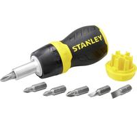 Stanley Tournevis porte-embouts 0-66-358 boule à cliquet bimatière +6 embouts