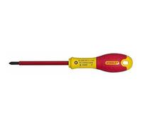 Stanley Tournevis électricien FATMAX Pz1 1x100mm isolé 1000V – Fabriqués en France