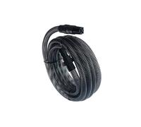 Stanley Tuyau d’aspiration et de refoulement 7 m, PVC noir, pour pompe à eau auto-amorçante, raccord G1, 6 bar