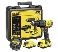 STANLEY V 20 SFMCD715D2K-QW Perceuse-visseuse à percussion sans fil 18 V Nombre d’accus fournis 2 2 Ah Li-Ion + 2 batteries