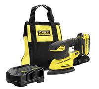 STANLEY V 20 SFMCW221D1S-QW Ponceuse Delta sans fil + 2 batteries, + chargeur 18 V