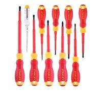 Stanley VDE Isolé Screwdriver Set 10 Pièce PZ1 Phillips Troué STHT60032-0