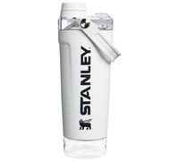 STANLEY Vitalize Bouteille shaker de 591 ml - Gobelet shaker isotherme étanche en acier inoxydable - Rangement de base et couvercle à visser à débit rapide - Pour boissons protéinées et poudre de