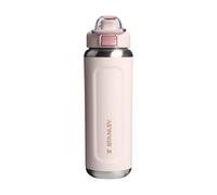 STANLEY Wellspring Bottle Gourde Isotherme 0.7L - Froid Pendant 12 Heures - Glacé Pendant 40 Heures - Acier Inoxydable Recyclé Sans BPA - Étanche - Bouteille D'Eau Compacte - Rose Quartz