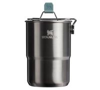 Stanley Wildfare Go Ensemble de cuisine 4 pièces en acier inoxydable pour deux tasses | Casserole et couvercle de 946 ml avec poignée pliable et verrouillable | 2 tasses empilables | Essentiels de