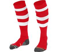 Stanno Original Chaussettes rayées 45-48 Rouge/Blanc