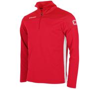 Stanno Veste de survêtement Pride 1/4 zippée enfant Rouge/Blanc 116