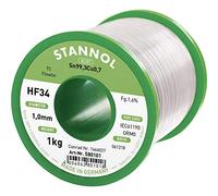 Stannol HF34 1,6% 1,0MM FLOWTIN TC CD 1000G Étain à souder sans plomb bobine, sans plomb Sn99,3Cu0,7