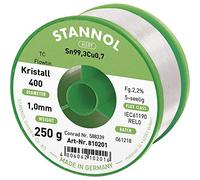Stannol Ecology TC 810675 Bobine de loetzinn sans plomb Sn99,3Cu0,7 250 g 1 mm