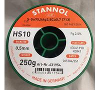 Stannol Fil à souder Sn95Ag4Cu1 250 g 0,5 mm (TSC HS10, 631954)