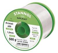Stannol Flowtin TC 810032 Bobine de loetzin sans plomb Sn99,3Cu0,7 500 g 1 mm