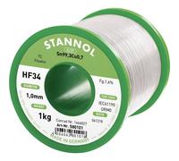 Stannol HF34 1,6% 1,0MM FLOWTIN TC CD 1000G Étain à souder sans plomb bobine,