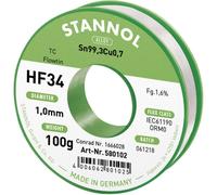 Stannol HF34 1,6% 1,0MM FLOWTIN TC CD 100G Étain à souder sans plomb bobine,