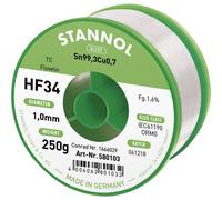 Stannol HF34 1,6% 1,0MM FLOWTIN TC CD 250G Étain à souder sans plomb bobine,