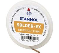 Stannol Solder-Ex 907124 Fil à dessouder Orange 0,5 mm x 1,6 m