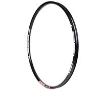 Stans No Tubes Crest Mk3 Rim Argenté 650B-27.5´´ 28H Black / White / Red
