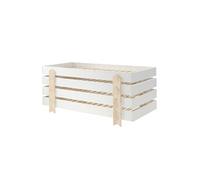 STAPEL - Lot de 4 Lits Empilables 90x200cm Blancs Flèche - Altobuy Blanc