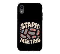 Staph Meeting Biology Nerd Bacteria Joke - Coque pour iPhone XR