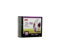 Staples CD-RW r inscriptible avec bo tier Slim CD Slim 10 pi ces