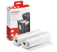 Staples Lot de 50 Sacs pour déchiqueteuse, 50 litres