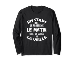 Staps Cadeau Drôle Humour Stapsien étude supérieur Manche Longue