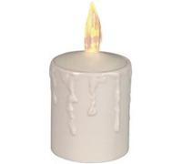 Star 066-20 Bougie Led En Cire Avec Détecteur De Lumière À Piles Multicolore 10 X 8 Cm Incolore G