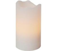 star 067-11 lot de 4 bougies à led effet cire lumière vacillante contrôle par télécommande piles incluses blanc 10 x 16 cm Incolore G