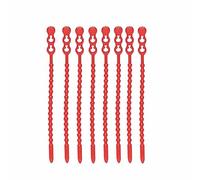 Star 2059463 Attache Rapide Plastique Rouge 50 Pièces 10 cm