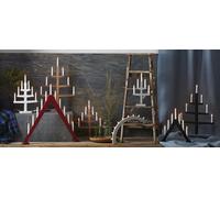 Star 212-25, Lustre Trill 11 flammes, bois, rouge, 7.8x7.9x1.0cm