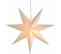 Star 231-19 sensy star étoile en papier crème diamètre 54 cm câble 3,5 m Incolore G