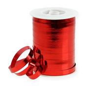 Star 37206 Bobine Bolduc Métallisé 250 m x 10mm Papier Rouge