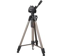 Star 62 inch Camera Tripod 160 cm with Carry Case (Aluminium Telescopic Tripod, 3-Way 3D Head, Quick Release Provided, Integrated Bubble Levels) Beige