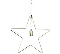 Star 707-11 Lumière décorative, métal, laiton, 55 x 0,5 x 55 cm