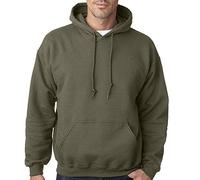 Star and Stripes Uni Vert Militaire Armée Couleur à Capuche Sweatshirts, Militaire Vert Sweat Capuche - Vert Militaire, Medium
