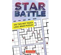 Star Battle: 250 Two Not Touch Logic Brain Puzzles