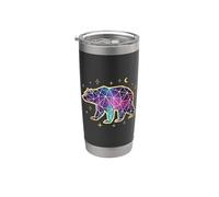 Star Bear Universe Constellation Grande Ourse Ursa Espace Majeur Gobelet isotherme en acier inoxydable double paroi