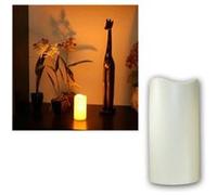 Star Bougie Plastique Led Avec Minuteur, Led Ambre, À Piles Usage Extérieur, Boîte À Fenêtre, 15 X 7,5 Cm Incolore G