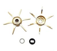 Star Bouton de frein en métal pour moulinets DAIWA Baitcasting pour STEEZ pour Zillion Crawler Réglage en alliage d'aluminium de 65 mm, noir (D)