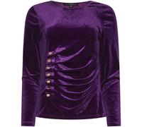 Star by Julien MacDonald Haut en velours à boutons Star by Julien Macdonald violet FR 46 (EU 44)