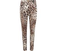 Star by Julien MacDonald Star by Julien MacDonald Beige Brown Denim Leopard Straight Leg Jeans