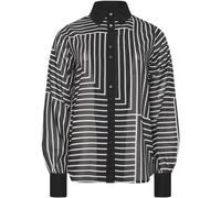 Star by Julien MacDonald Star by Julien MacDonald Black Abstract Stripe Shirt Black EU 40 (UK 12)
