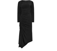 Star by Julien MacDonald Star by Julien MacDonald Black Asymetric Ruched Dress Black EU 44 (UK 16)
