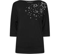 Star by Julien MacDonald Star by Julien MacDonald Black Diamante Star Detail Top