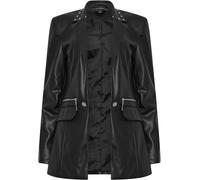 Star by Julien MacDonald Star by Julien MacDonald Black PU Studded Collar Jacket