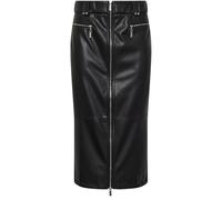 Star by Julien MacDonald Star by Julien MacDonald Black PU Zip Detail Skirt Black EU 40 (UK 12)