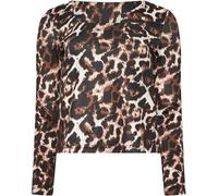 Star by Julien MacDonald Star by Julien MacDonald Brown Leopard Print Square Neck Top