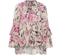 Star by Julien MacDonald Star by Julien MacDonald Cream Fluted Sleeve Printed Blouse