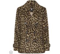 Star by Julien MacDonald Star by Julien MacDonald Leopard Print Pea Coat Brun FR 48 (EU 46)