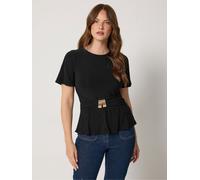 Star by Julien MacDonald Star by Julien MacDonald Metal Trim Top Noir FR 48 (EU 46)